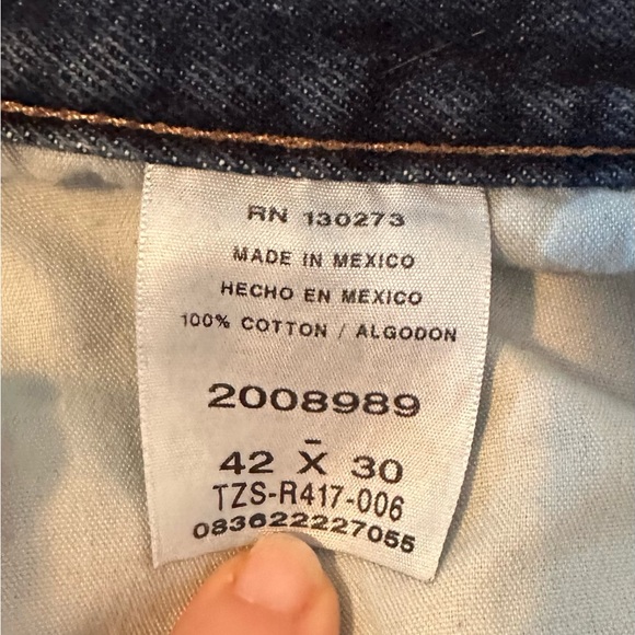 LEE Regular Fit Men’s Jeans 42x30 - Picture 6 of 8